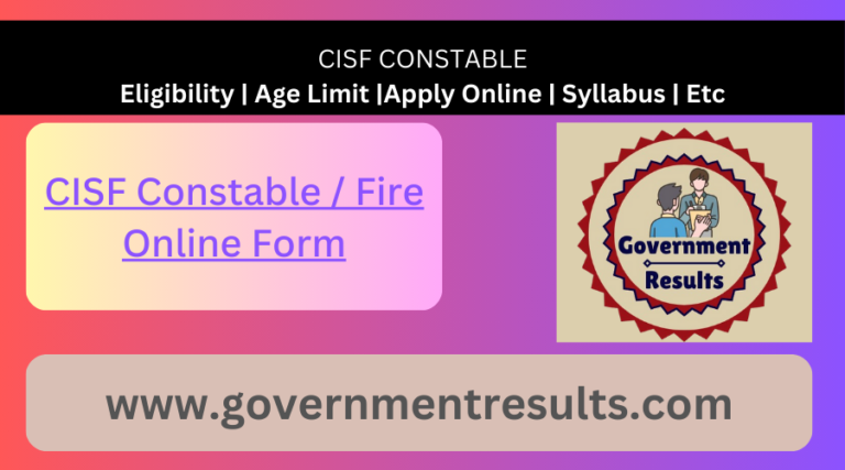 CISF CONSTABLE