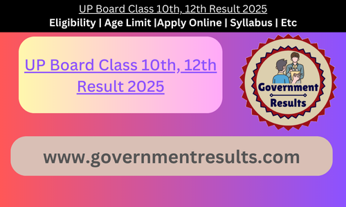 UP Board Class 10th, 12th Result 2025